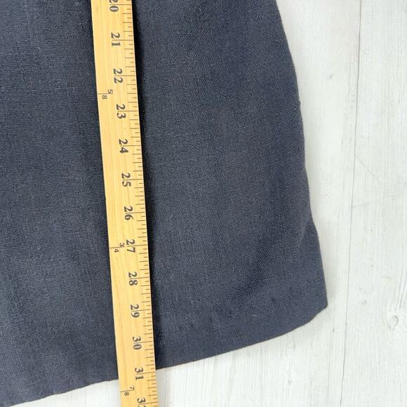 MAJE Double Breasted Coat Jacket Size 38 US M Military Black Preppy Academia - Picture 14 of 15